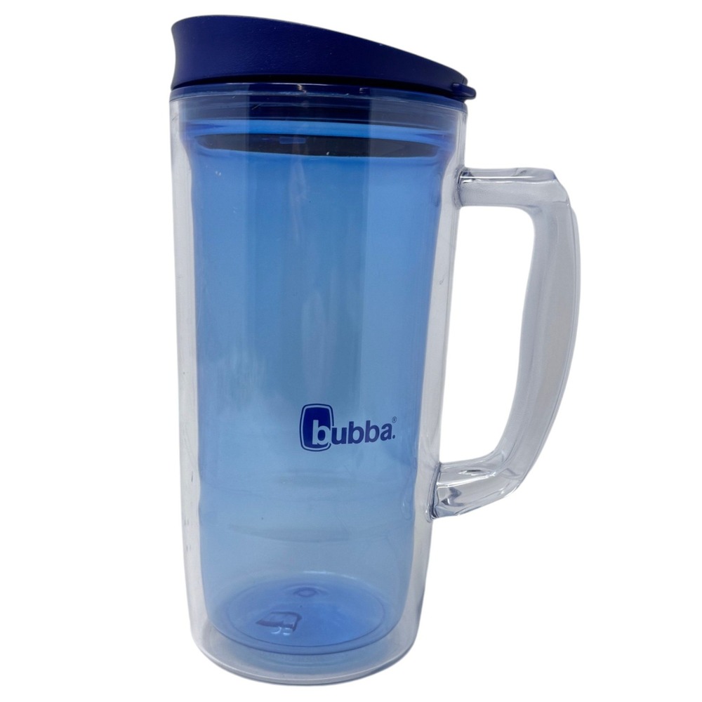 Bubba Envy Insulated Tumbler Mug 32oz Blue Clear Excellent Dual Wall BPA Free